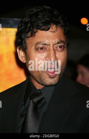 Irrfan Khan assiste à la première de 'The namesake' aux cinémas Chelsea West à New York le 6 mars 2007. Crédit photo : Henry McGee/MediaPunch Banque D'Images