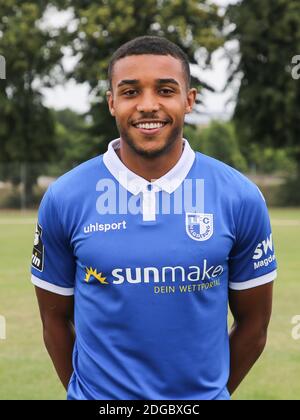 Leon Bell Bell Bell (1.FC Magdeburg, DFB 3.saison Liga 2019-20) Banque D'Images