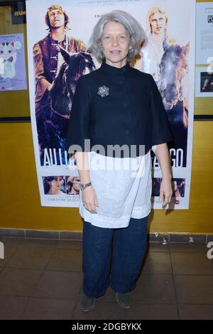 Christine Dejoux assistent à la projection du film au long de Riviere Fango au cinéma le Luminor a Paris, France le 03 avril 2017. Photo d'Aurore Marechal/ABACAPRESS.COM Banque D'Images