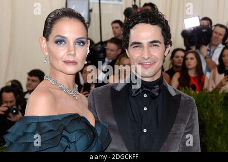 Katie Holmes assistant au Metropolitan Museum of Art Costume Institute Benefit Gala 2017, à New York, aux États-Unis, le 01 mai 2017. Photo d'Aurore Marechal/ABACAPRESS.COM Banque D'Images