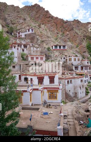 Hemis vu depuis le toit du monastère. Ladakh, Jammu-et-Cachemire, Inde Banque D'Images
