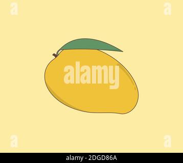 Motif d'illustration Mango Icon Illustration de Vecteur