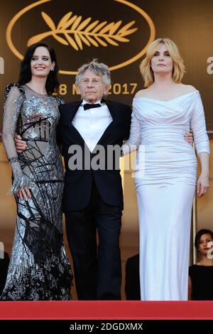 EVA Green, Roman Polanski et Emmanuelle Seigner assistent à la projection d'Apres une Histoire VRAIE dans le cadre du 70e Festival de Cannes, le 27 mai 2017. Photo d'Aurore Marechal/ABACAPRESS.COM Banque D'Images