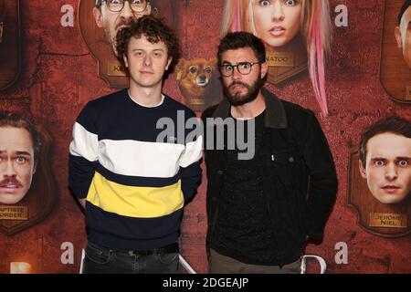 Norman Thavaud et Cyprien lors de la première du Manoir au Grand Rex, a Paris, France, le 09 juin 2017. Photo de Jerome Domine/ABACAPRESS.COM Banque D'Images