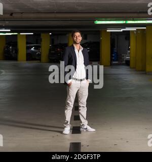 Jean-Christophe Yanne pose pour des photos à Genève, Suisse, le 17 mai 2017. Photo de Loona/ABACAPRESS.COM Banque D'Images