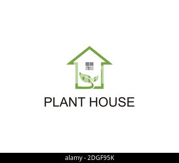 symbole du logo plant house Illustration de Vecteur