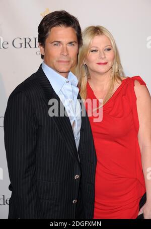 Rob Lowe et Sheryl Berkoff arrivent au de Grisogono Party, Eden Rock, Antibes. Partie du 64ème Festival de Cannes Banque D'Images