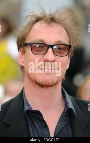 David Thewlis à la première mondiale de Harry Potter et des Halles de Deathly - partie 2, Trafalgar Square, Londres. Banque D'Images