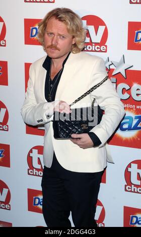 Leigh Francis aka Keith Lemon arrive au prix du choix de la télévision 2011, The Savoy London. Banque D'Images