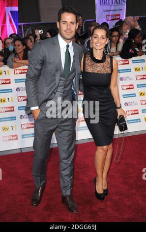 Louise et Jamie Redknapp arrivent au Pride of Britain Awards 2011, Grosvenor House Hotel, Londres. Banque D'Images