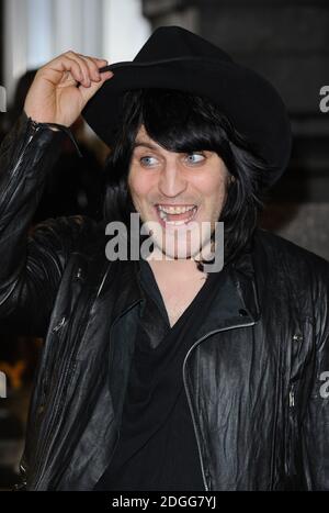 Noel Fielding arrive à la première européenne du Rum Diary, Odeon Cinema, Kensington High St, Londres. Banque D'Images