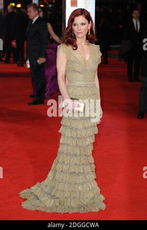 Emilia Fox arrive aux Orange British Academy film Awards 2012, à l'Opéra Royal, à Londres. Banque D'Images