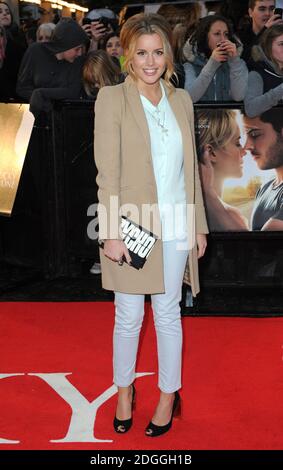 Caggie Dunlop arrivée à la première européenne du Lucky One, le Bluebird Cafe, Kings Road, Londres. Banque D'Images