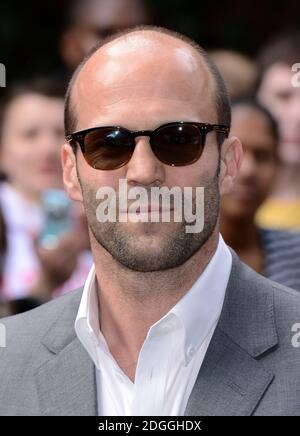 Jason Statham arrive à la première européenne de Safe, BFI IMAX, Waterloo, Londres. Banque D'Images