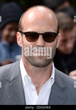 Jason Statham arrive à la première européenne de Safe, BFI IMAX, Waterloo, Londres. Banque D'Images