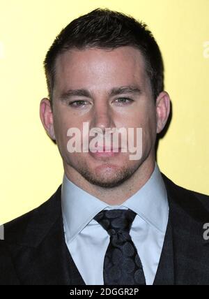 Channing Tatum arrivée au Magic Mike screening, le Mayfair Hotel, Londres. Banque D'Images