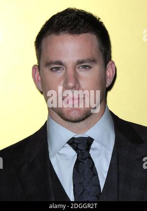 Channing Tatum arrivée au Magic Mike screening, le Mayfair Hotel, Londres. Banque D'Images