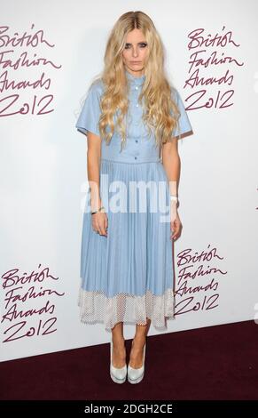 Laura Bailey arrivant aux British Fashion Awards 2012, The Savoy Hotel, Londres. Banque D'Images