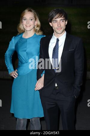 Hattie Morahan et Blake Ritson arrivent au London Evening Standard British film Awards, au London film Museum, à Waterloo. Banque D'Images