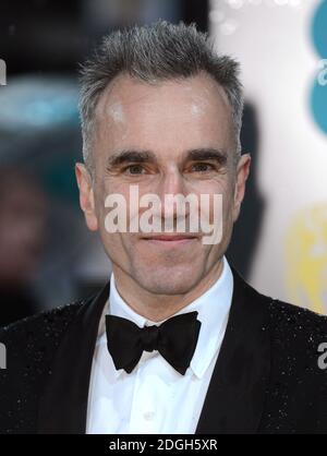 Daniel Day Lewis arrivée à l'EE British Academy film Awards 2013, The Royal Opera House, Londres. Banque D'Images