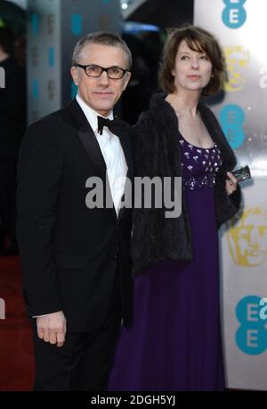 Christoph Waltz arrive à l'EE British Academy film Awards 2013, à l'Opéra Royal de Londres. Banque D'Images