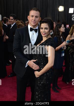 Jenna Dewan et Channing Tatum arrivent pour les 85e Academy Awards au Dolby Theatre, Los Angeles. Banque D'Images