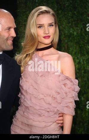 Rosie Huntington Whiteley arrivée à la Vanity Fair Oscars Viewing et After Party 2013 au Sunset Plaza Hotel à West Hollywood. Banque D'Images