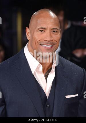 Dwayne Johnson arrive pour la première britannique de GI Joe: Représailles à l'Empire Cinema à Londres. Banque D'Images