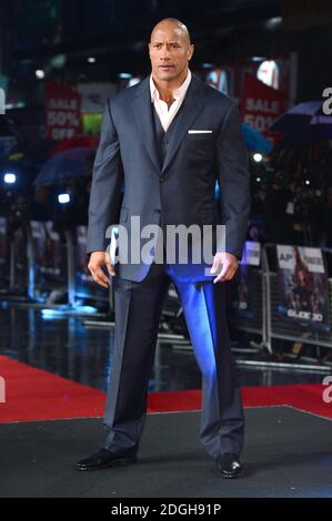 Dwayne Johnson arrive pour la première britannique de GI Joe: Représailles à l'Empire Cinema à Londres. Banque D'Images