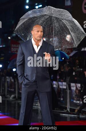 Dwayne Johnson arrive pour la première britannique de GI Joe: Représailles à l'Empire Cinema à Londres. Banque D'Images