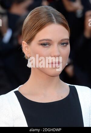 Lea Seydoux arrivant à la première de Zulu, et cérémonie de la nuit de clôture et prix, Palais de Festival. Partie du 66e Festival de Cannes. Banque D'Images