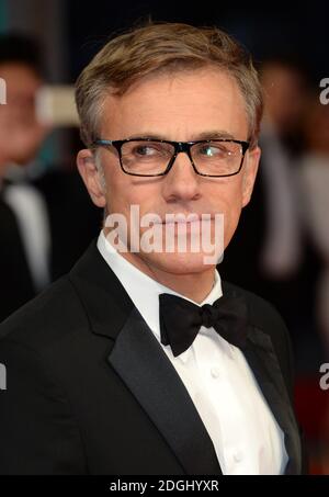 Christoph Waltz arrive à l'EE British Academy film Awards 2014, à l'Opéra Royal, Bow Street, Londres. Banque D'Images