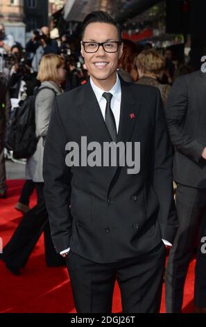 GOK WAN arrive aux Princes Trust Awards 2014, Odeon Cinema, Leicester Square, Londres. Banque D'Images