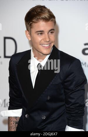 Justin Bieber participant au gala de l'amfAR, Hôtel du Cap, Antibes, dans le cadre du 67ème Festival de Cannes. Banque D'Images