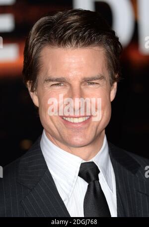 Tom Cruise arrivant à The Edge of Tomorrow World Premiere, BFI IMAX, Waterloo, Londres. Banque D'Images