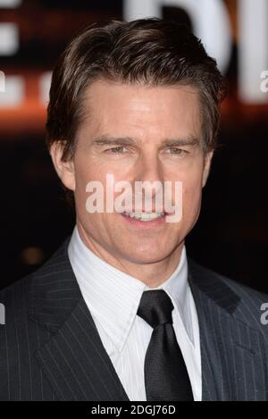 Tom Cruise arrivant à The Edge of Tomorrow World Premiere, BFI IMAX, Waterloo, Londres. Banque D'Images