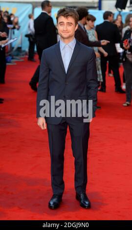 Daniel Radcliffe arrive à la première britannique de What If, Odeon West End Cinema, Leicester Square, Londres. Banque D'Images