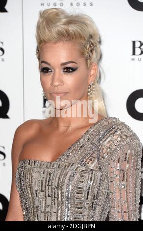 Rita ora arrive aux GQ Men of the Year Awards 2014, Royal Opera House, Londres. Banque D'Images