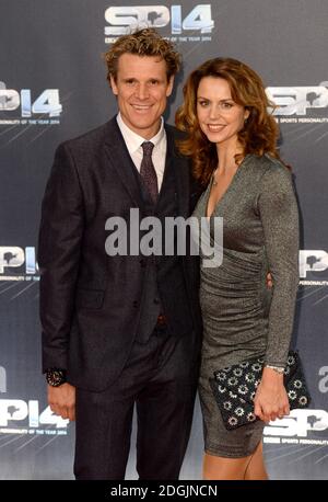 James Cracknell et Beverley Turner arrivent pour les prix de personnalité sportive de l'année 2014 à SSE Hydro, Glasgow. Banque D'Images