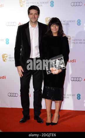 Kris Thykier et Claudia Winkleman assistent au Parti des nominés EE BAFTA co-organisé par Audi, à Londres Banque D'Images