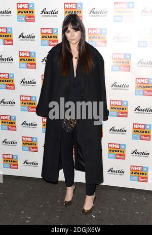 Lilah Parsons participe aux NME Awards 2015 avec Austin Texas Tenue à l'O2 Academy Brixton à Londres Banque D'Images