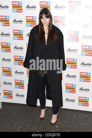 Lilah Parsons participe aux NME Awards 2015 avec Austin Texas Tenue à l'O2 Academy Brixton à Londres Banque D'Images