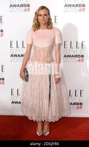 Diane Kruger assistait aux Elle style Awards 2015 qui se tiennent au Sky Garden, à la Walkie Talkie Tower, sur Fenchurch Street, Londres Banque D'Images