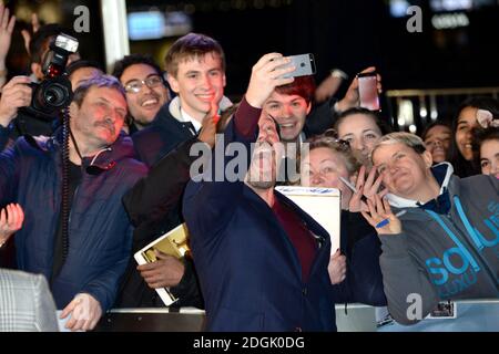 Ricky Gervais assiste à la première mondiale de la saison 3 de la Maison des cartes qui s'est tenue à l'Empire Cinema, Leicester Square, Londres Banque D'Images