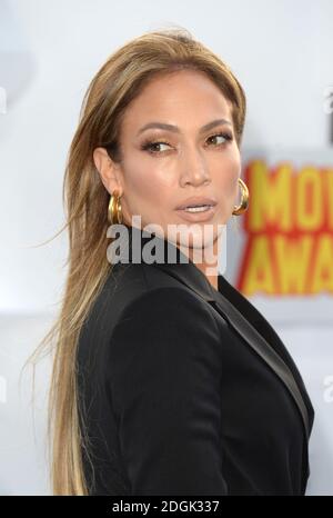 Jennifer Lopez aux MTV Movie Awards 2015, Nokia Live, Los Angeles. Banque D'Images