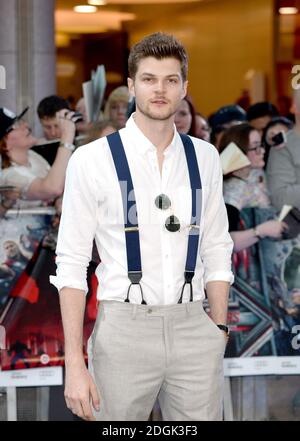 Jim Chapman assiste à Marvel Avengers: L'âge d'Ultron première européenne du film qui s'est tenue au vue cinéma à Westfield, Londres Banque D'Images