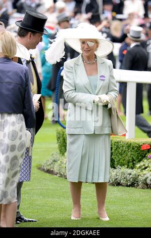 La princesse Michael de Kent avant le début des courses. (Crédit obligatoire : DOUG PETERS/EMPICS Entertainment) Banque D'Images