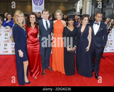 Kate Garraway, Susanna Reid, Ben Shephard, Charlotte Hawkins, Ranvir Singh, Laura Tobin et Sean Fletcher arrivent pour les Pride of Britain Awards 2015, à Grosvenor House, Park Lane, Londres. Crédit photo à lire : Doug Peters/ EMPICS Entertainment Banque D'Images