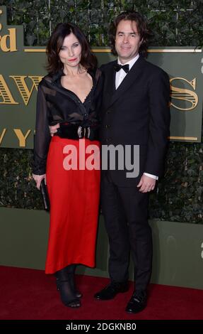 Kate Fleetwood et Rupert Goold assistent aux London Evening Standard Theatre Awards qui se tiennent au Old Vic Theatre, à Londres, le 22 novembre 2015. Crédit photo devrait lire: Doug Peters EMPICS Entertainment Banque D'Images