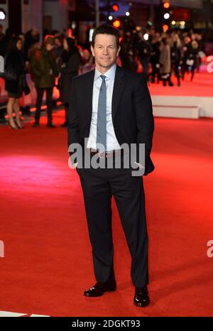 Mark Wahlberg arrive pour la première Daddy's Home qui a lieu au vue West End Cinema à Leicester Sqaure, Londres. Banque D'Images